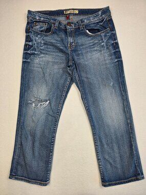 BKE Sarah Jeans Womens Size 31 Distressed Denim